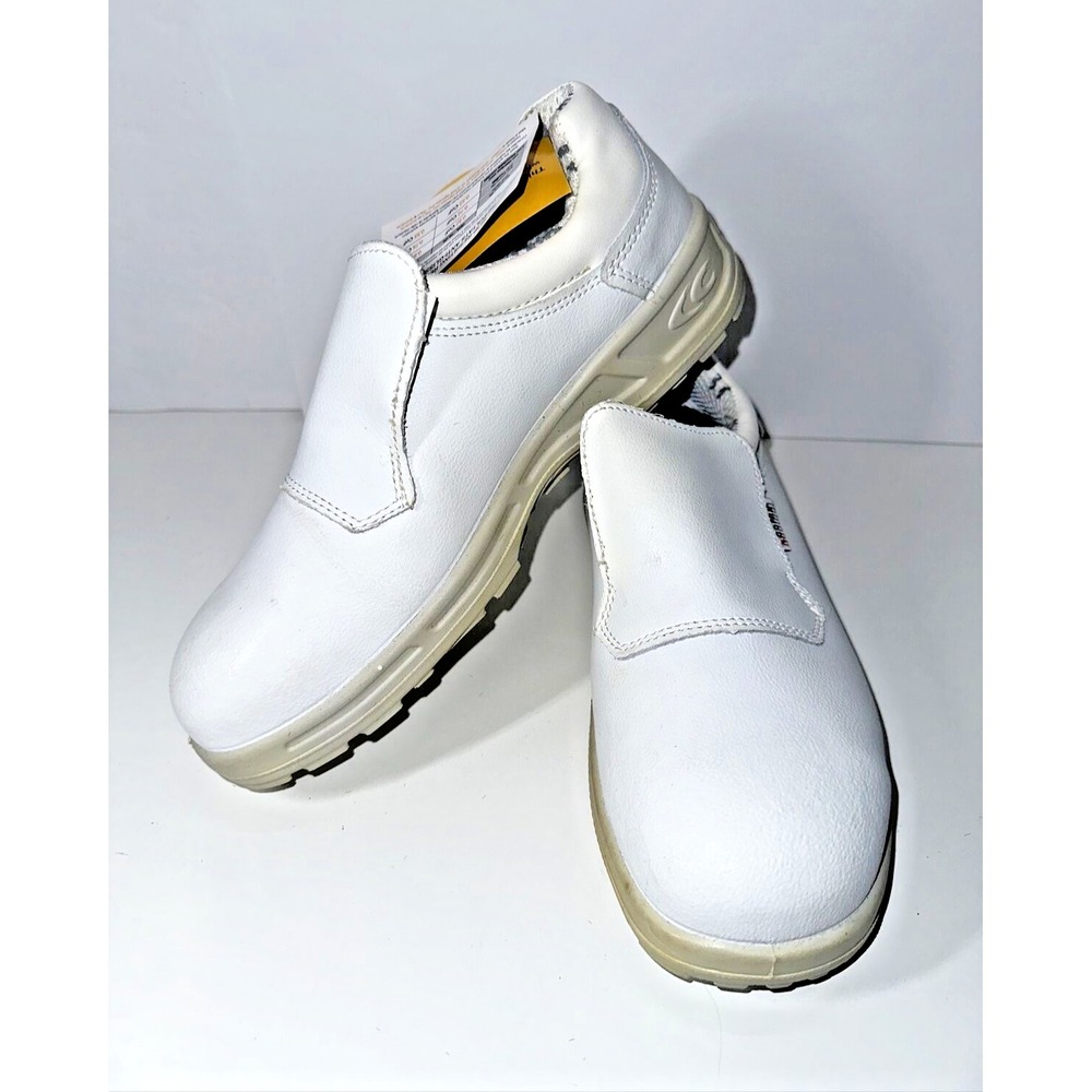 Sz‎ 7.5 Cofra Aderplus Hygiene Clogs Safety Work Shoes Food Safe Steel Toe White
